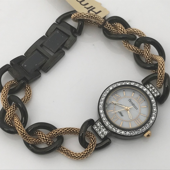 Armitron Now Ladies Watch Brown Gold Tone Analog - Picture 3 of 8